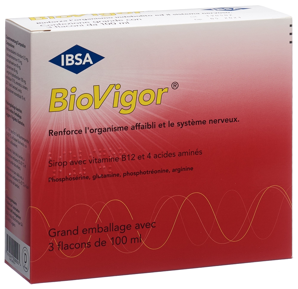 BIOVIGOR sirop 3 fl 100 ml