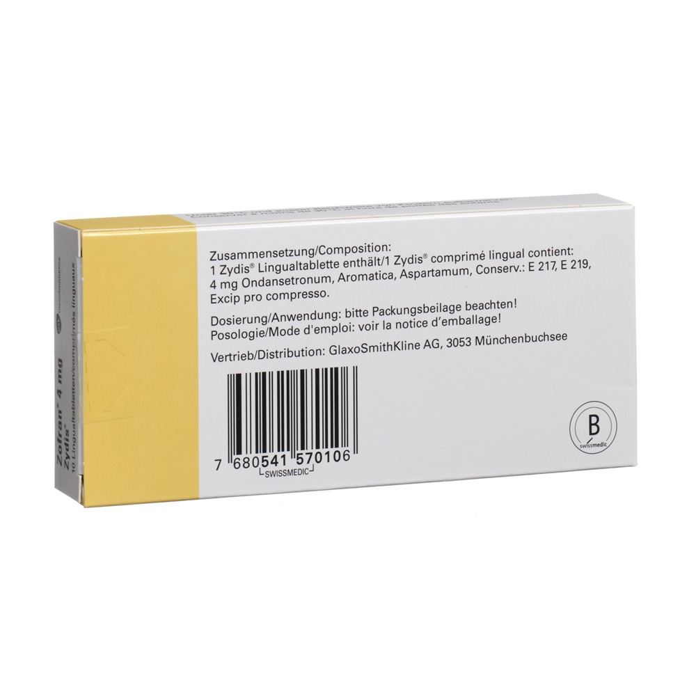 ZOFRAN Zydis cpr orodisp 4 mg 10 pce