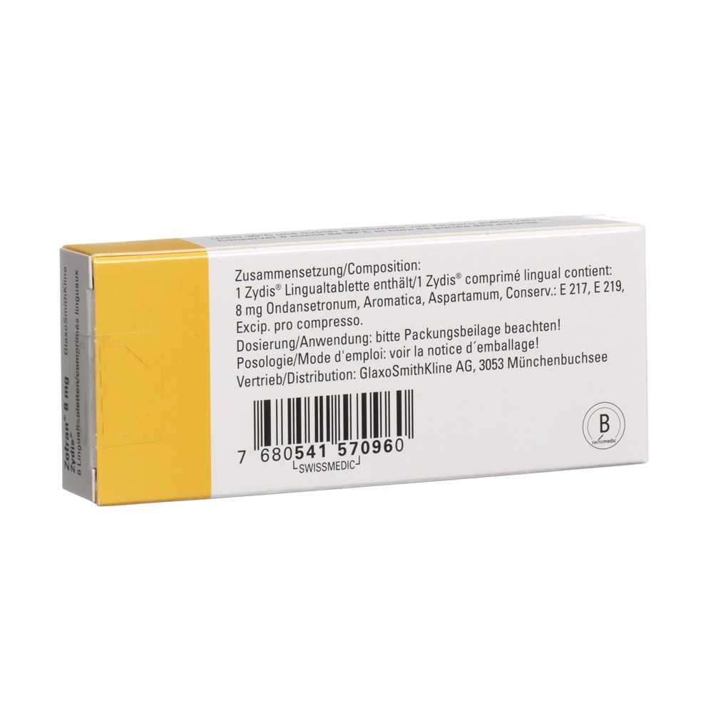 ZOFRAN Zydis cpr orodisp 8 mg 6 pce