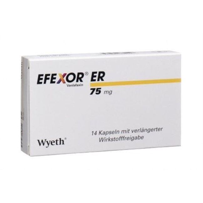 EFEXOR ER caps 75 mg 14 pce