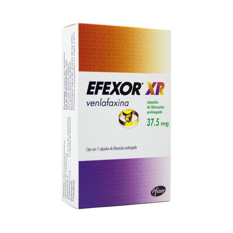 EFEXOR ER caps 37.5 mg 7 pce