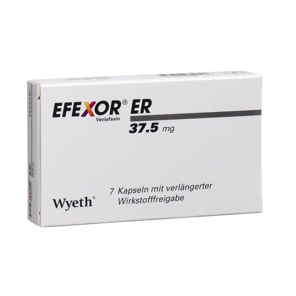 EFEXOR ER caps 37.5 mg 7 pce