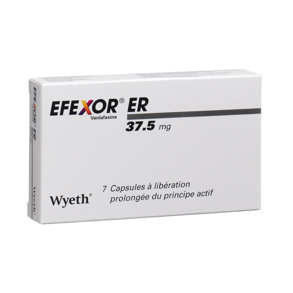 EFEXOR ER caps 37.5 mg 7 pce