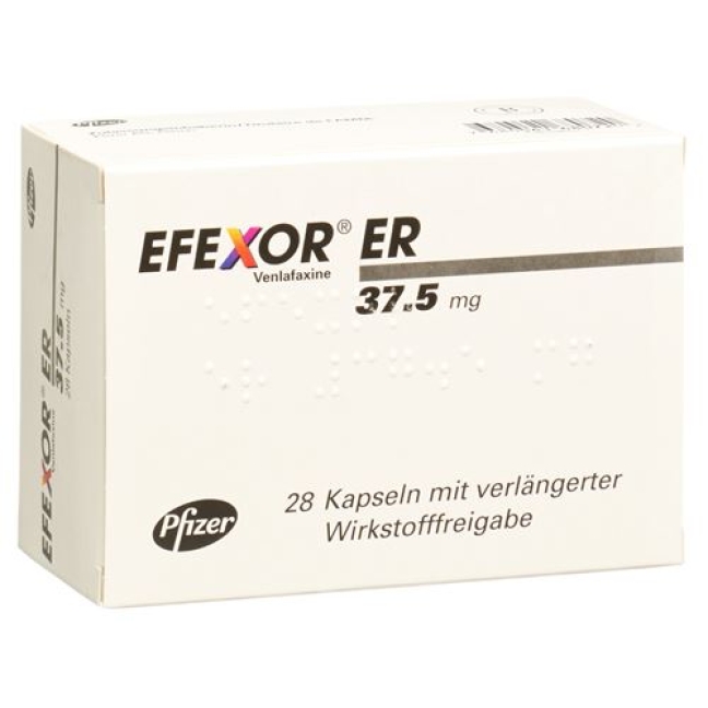 EFEXOR ER caps 37.5 mg 28 pce