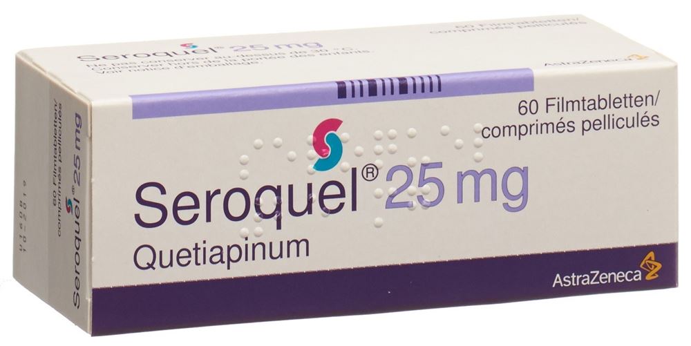 Seroquel 25 mg, Filmtabletten