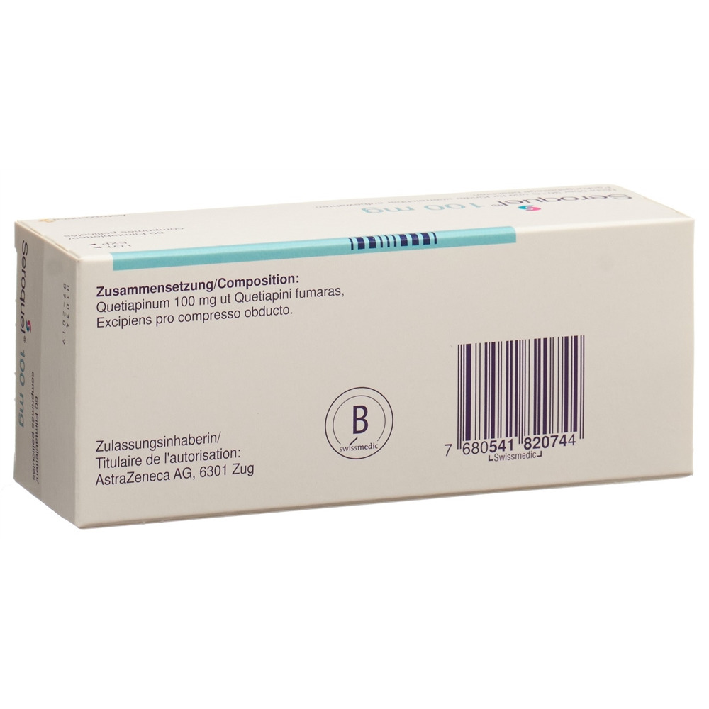 SEROQUEL cpr pell 100 mg 60 pce
