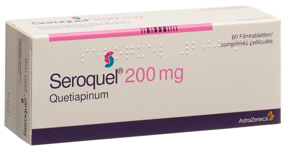 SEROQUEL cpr pell 200 mg 60 pce