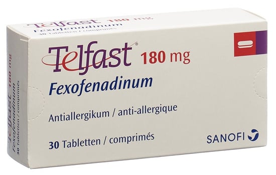 TELFAST cpr pell 180 mg 30 pce