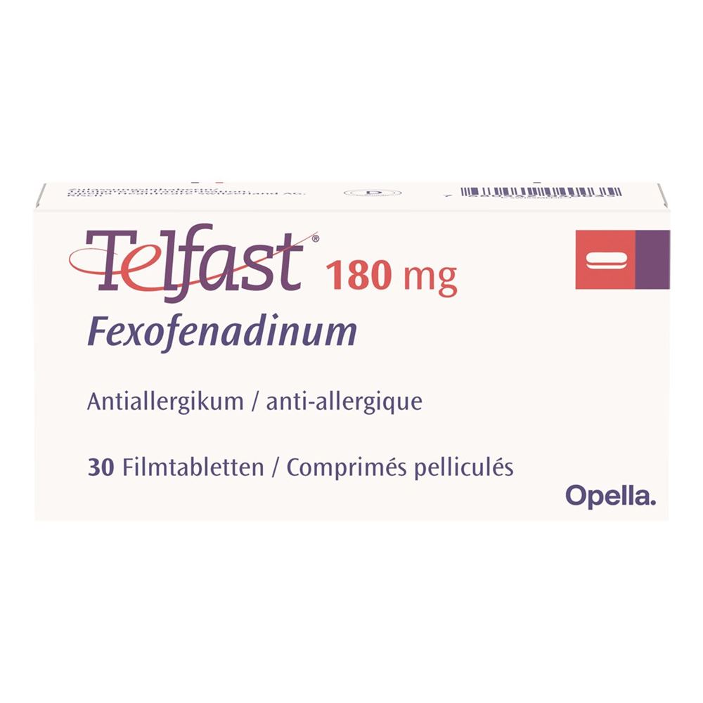 TELFAST cpr pell 180 mg 30 pce