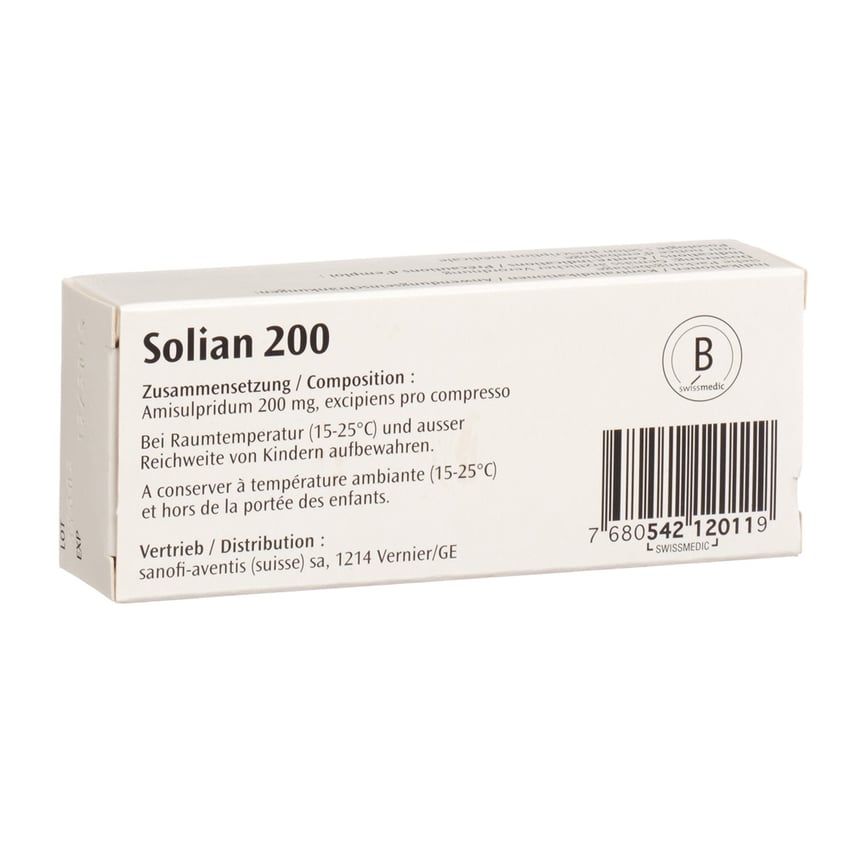 SOLIAN cpr 200 mg sécables 30 pce
