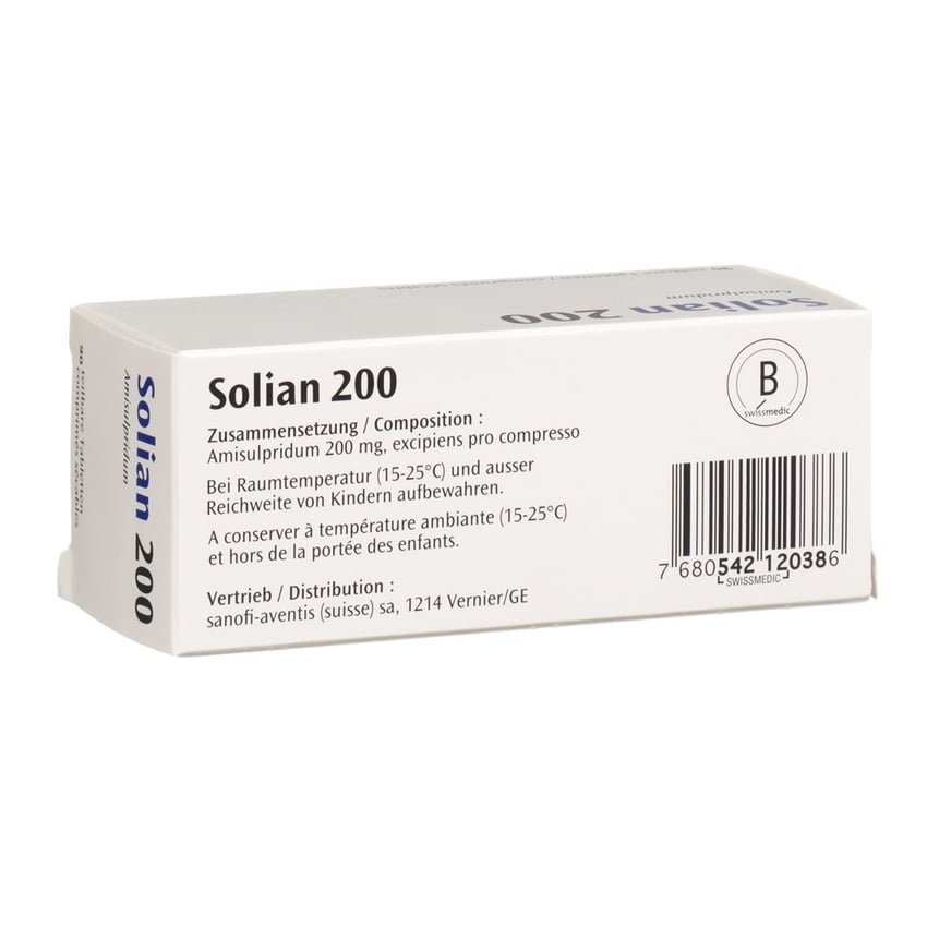SOLIAN cpr 200 mg sécables 90 pce