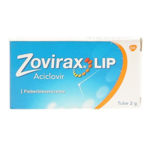 ZOVIRAX LIP crème contre bouton fièvre tb 2 g