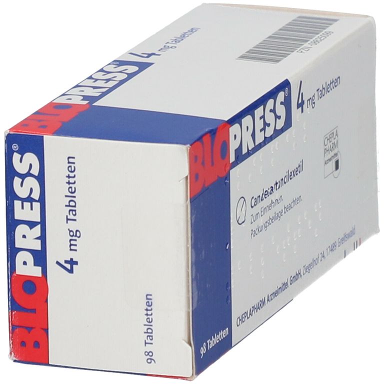 BLOPRESS cpr 4 mg 7 pce
