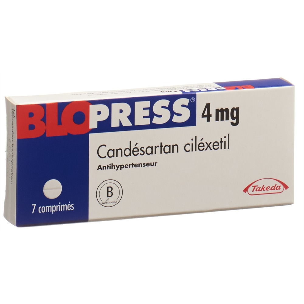 BLOPRESS cpr 4 mg 7 pce
