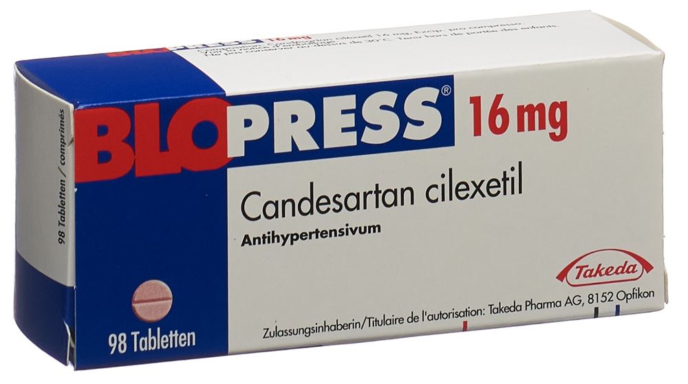 Blopress 16 mg, Tabletten