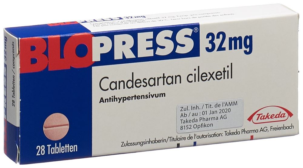 Blopress 32 mg, Tabletten