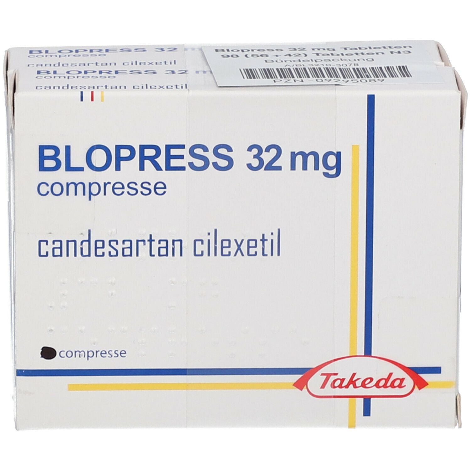 BLOPRESS cpr 32 mg 98 pce