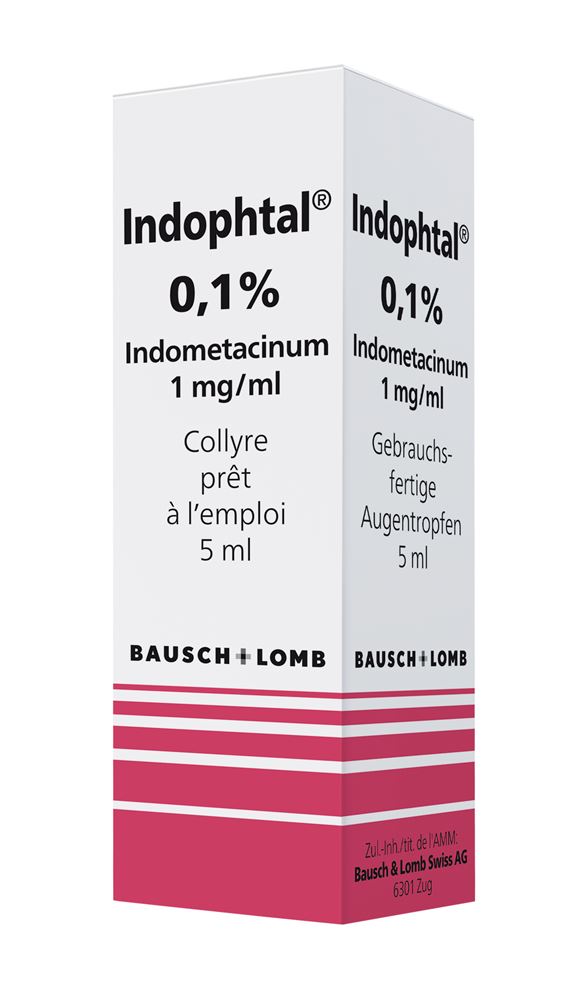 Indophtal 0,1 %, gebrauchsfertige Augentropfen