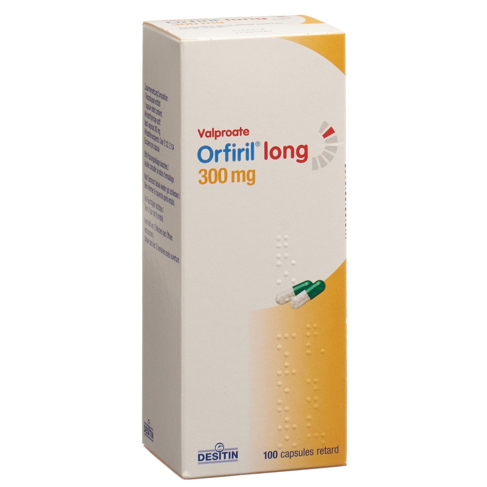 ORFIRIL long caps ret 300 mg bte 100 pce