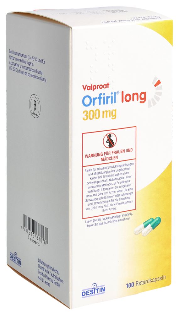 Orfiril long 300 mg, Retardkapseln