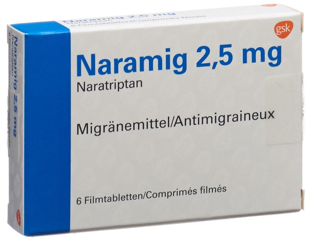 NARAMIG cpr pell 2.5 mg 6 pce
