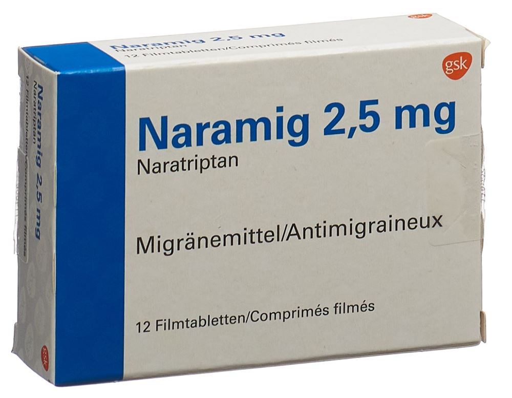 NARAMIG cpr pell 2.5 mg 12 pce