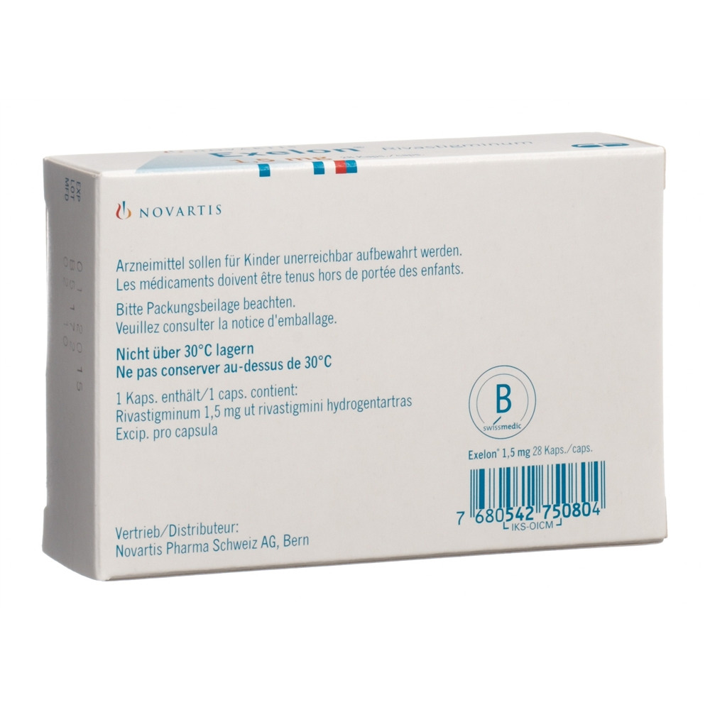 Exelon 1,5 mg, Kapseln
