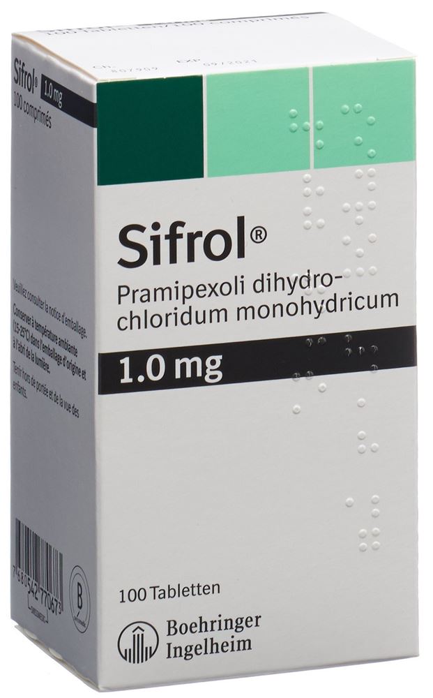 Sifrol 1,0 mg, Tabletten
