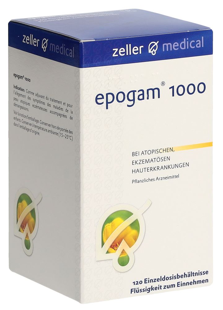 EPOGAM 1000 liquide oral unidose 120 pce