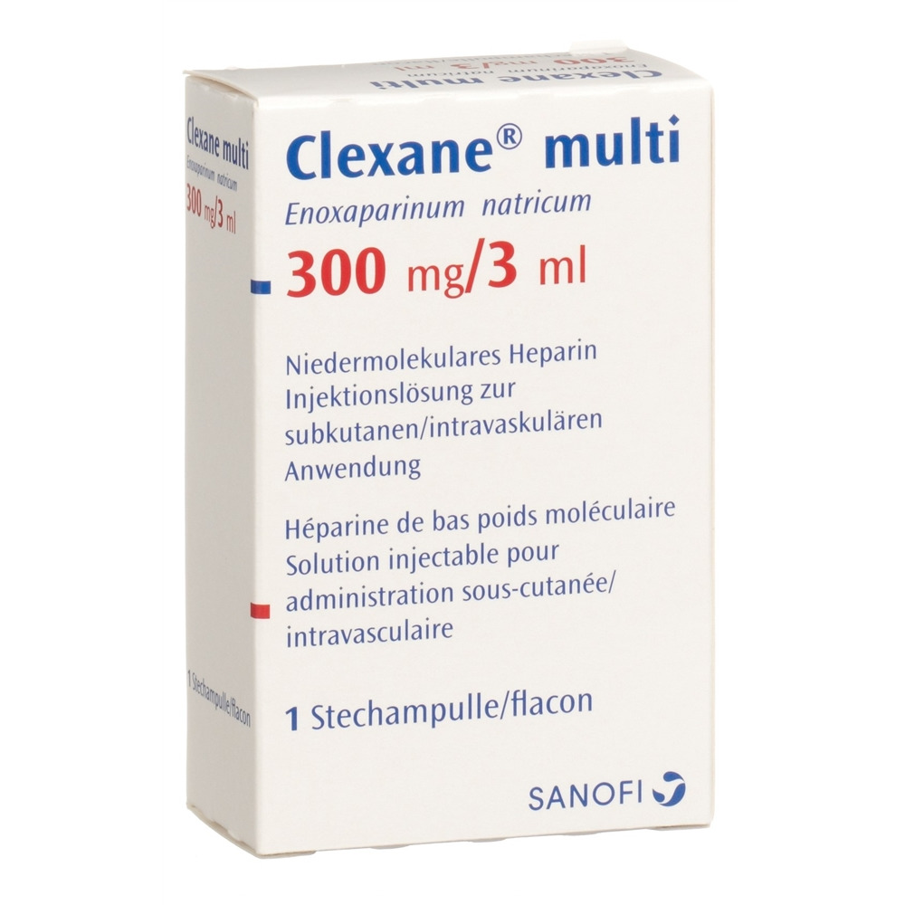 CLEXANE MULTI sol inj 300 mg/3ml flac 3 ml