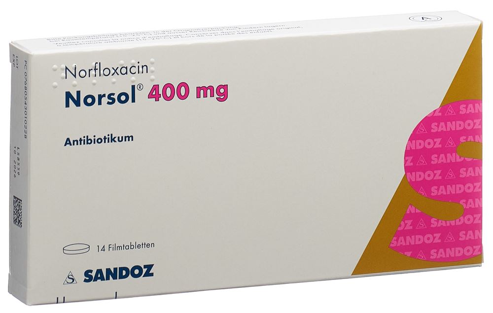 NORSOL cpr pell 400 mg 14 pce