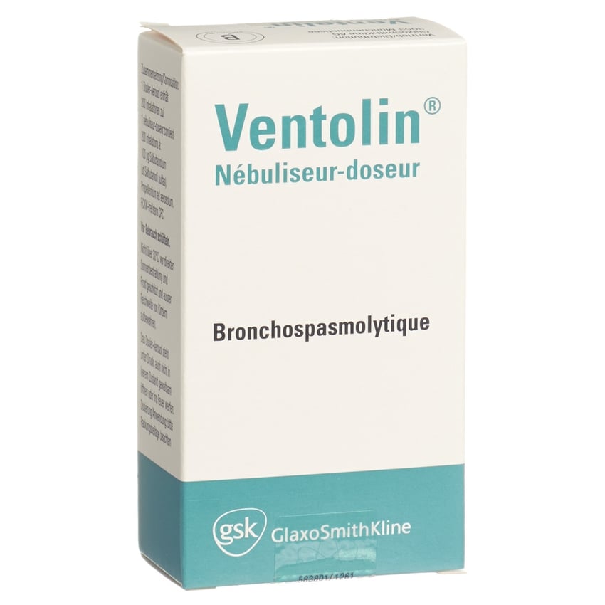VENTOLIN aéros doseur 100 mcg 200 dos
