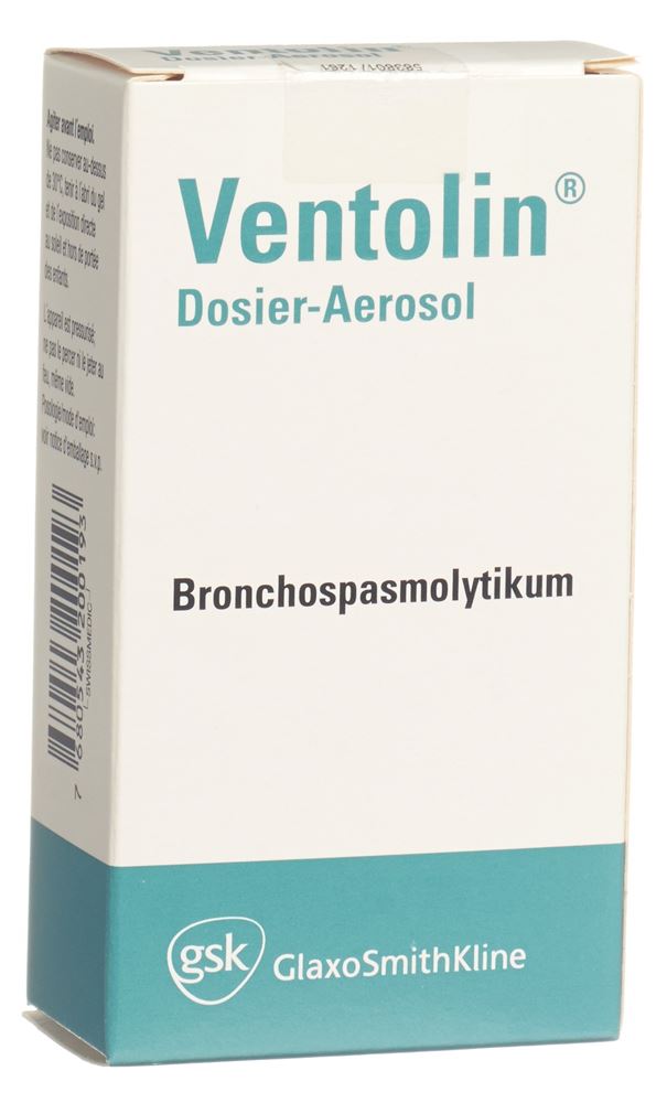 VENTOLIN aéros doseur 100 mcg 200 dos