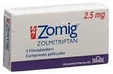 ZOMIG cpr pell 2.5 mg 3 pce