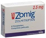 ZOMIG cpr pell 2.5 mg 6 pce