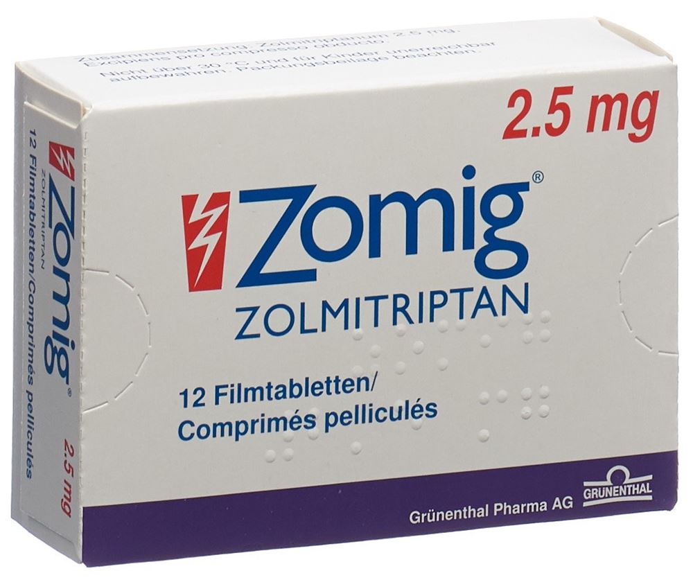 ZOMIG cpr pell 2.5 mg 12 pce