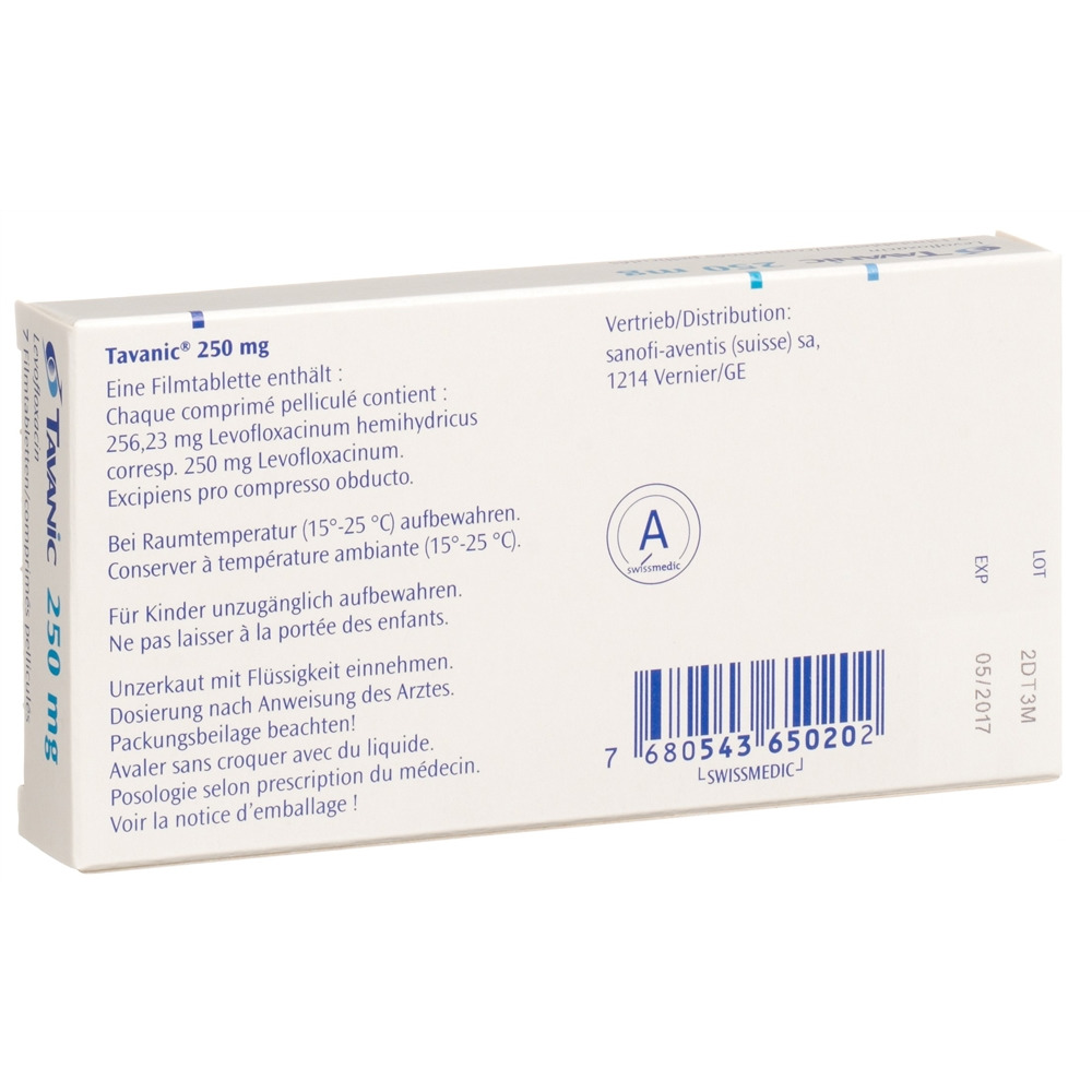 TAVANIC cpr 250 mg 7 pce