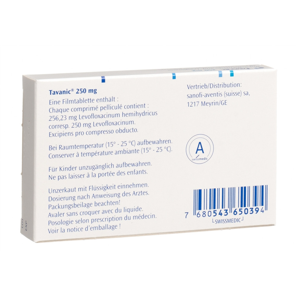 TAVANIC cpr 250 mg 10 pce