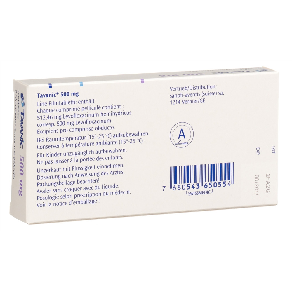 TAVANIC cpr 500 mg 7 pce