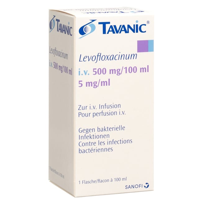 TAVANIC i.v. sol perf 500 mg/100ml flac 100 ml