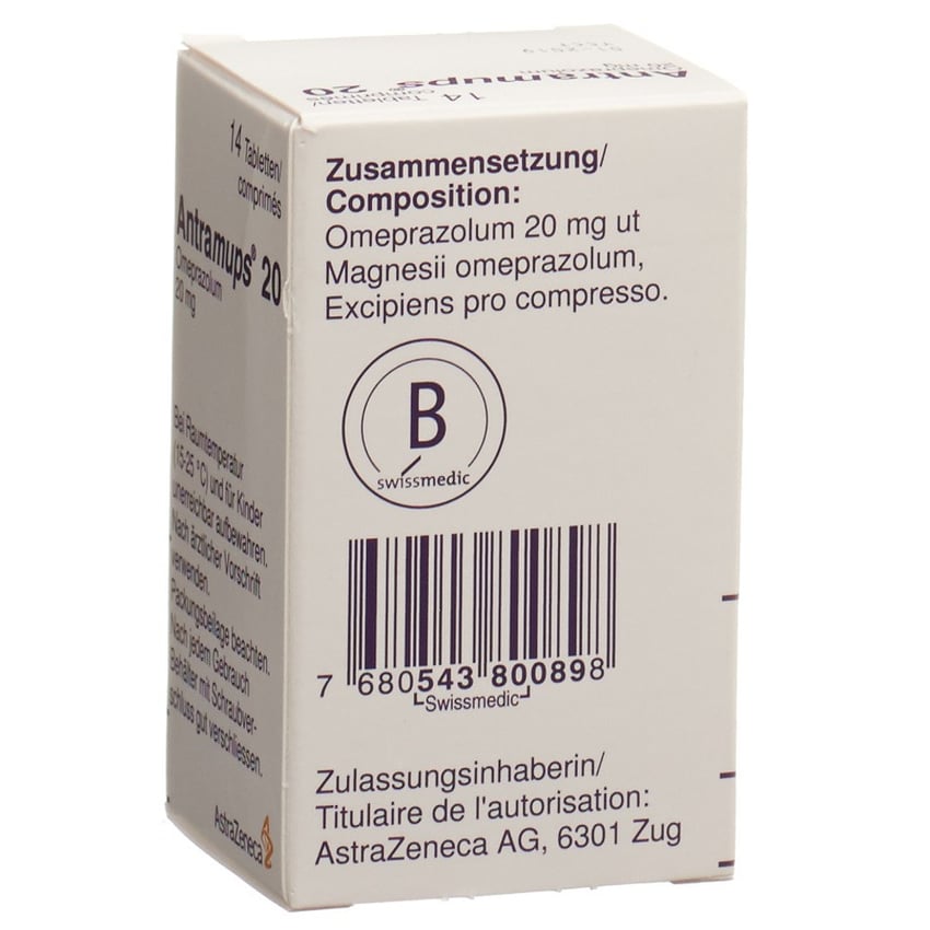 ANTRAMUPS cpr 20 mg bte 14 pce