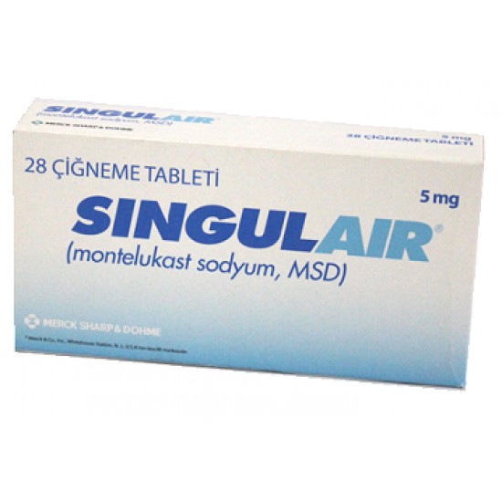 SINGULAIR cpr croquer 5 mg enf 28 pce