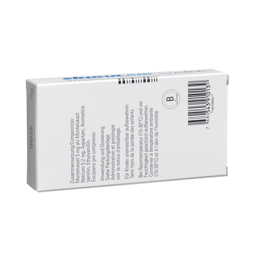 Singulair 5 mg, Kautabletten für Kinder