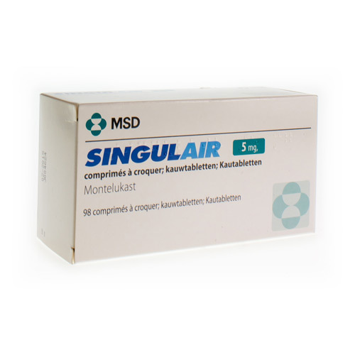 SINGULAIR cpr croquer 5 mg enf 98 pce