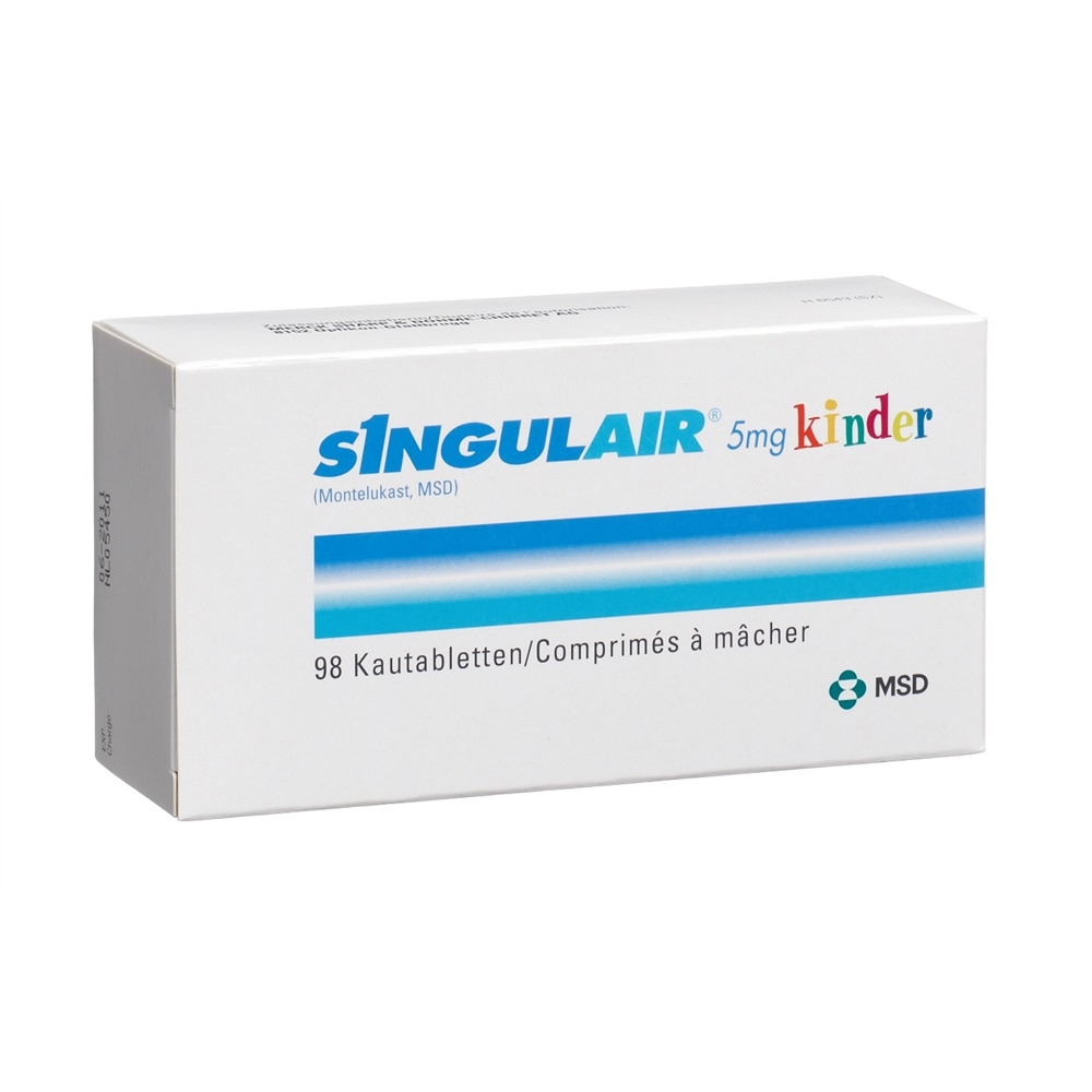 SINGULAIR cpr croquer 5 mg enf 98 pce