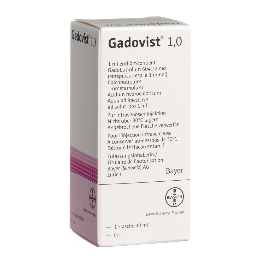 Gadovist 1,0 mmol/ml, Injektionslösung