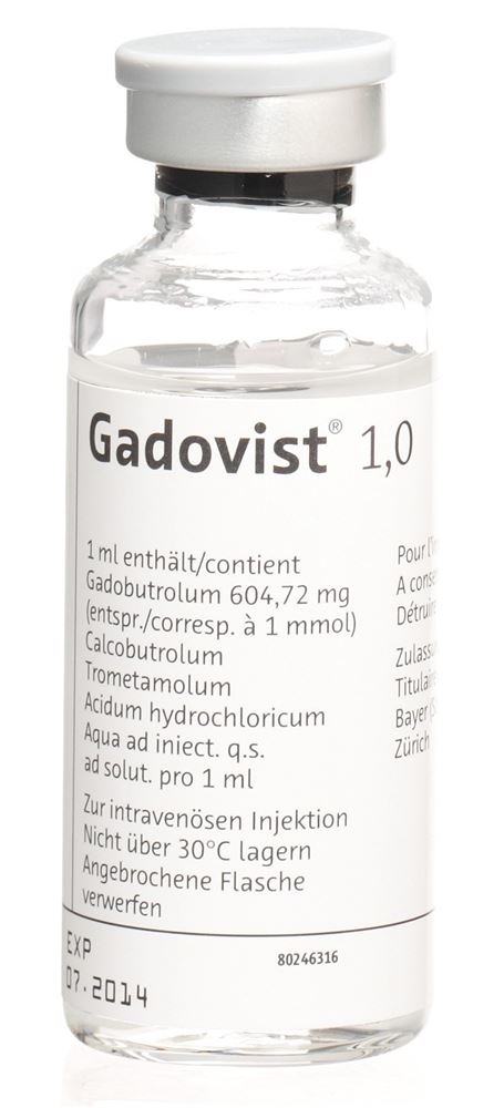 GADOVIST 1.0 sol inj 15ml ser pré 15 ml