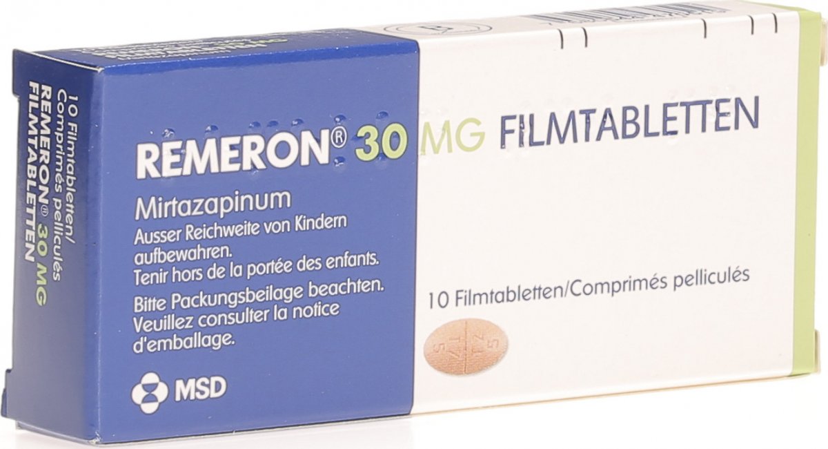 REMERON cpr pell 30 mg 10 pce