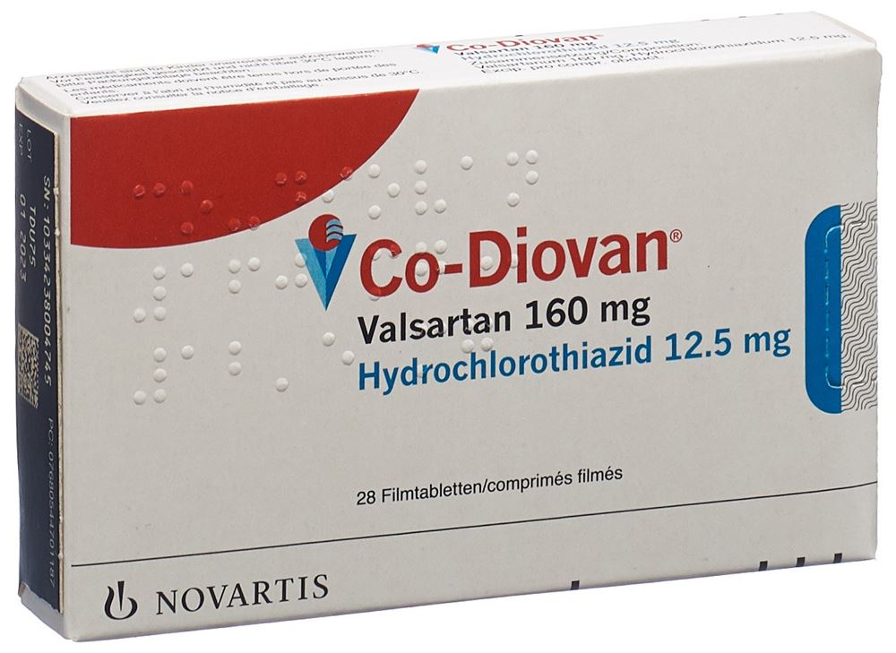 Co-Diovan 160/12,5, Filmtabletten