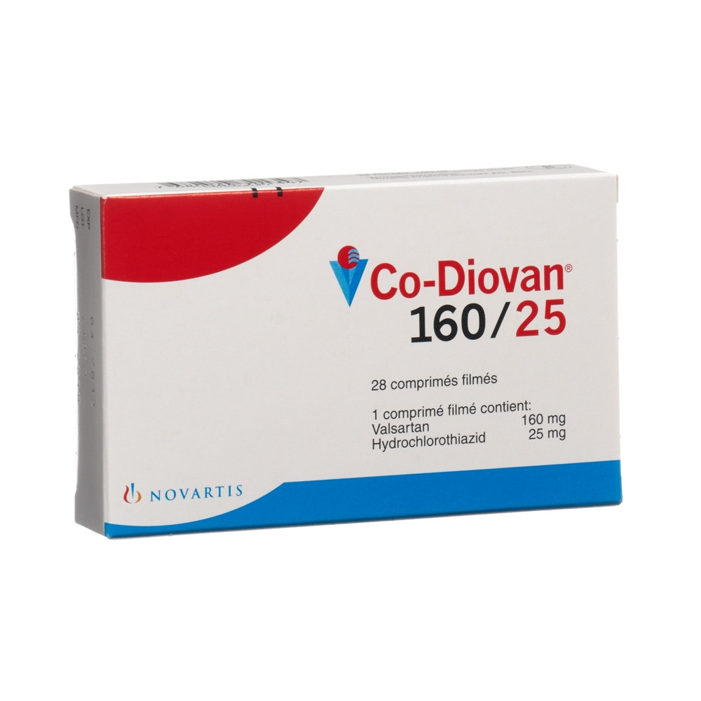 CO-DIOVAN cpr pell 160/25 mg 28 pce